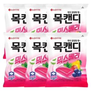 목캔디 믹스베리 대용량 217g x 6봉