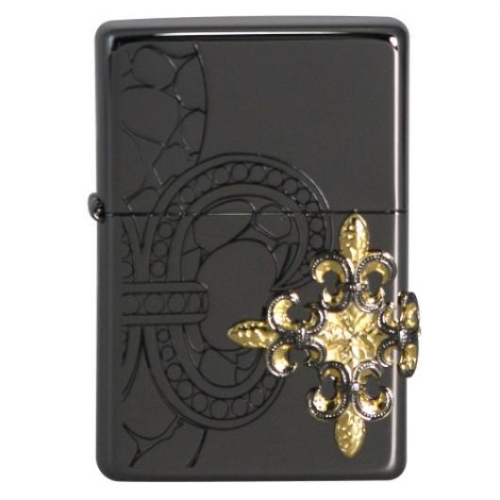 지포(ZIPPO) 신명글로빅스 라이터 기념일선물 푸른바다의전설협찬 CROSS TO CROSS EMB BK ZPE1MA087R