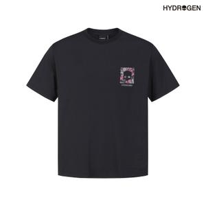 하이드로겐 유니 소로나 빅스컬 등판 그래픽 티셔츠 H31D2TR721 블랙 M