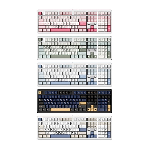 프리플로우 archon AK68 DualDial 유무선 기계식 (딸기라떼)_이미지