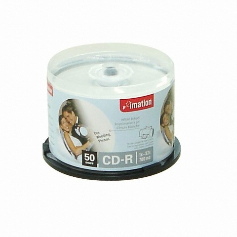이메이션 CD-R 700MB 52x 프린터블 케익 100장