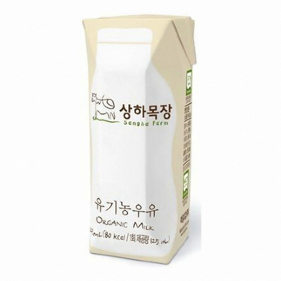 매일유업 상하목장 유기농 멸균 우유 125ml (3개)
