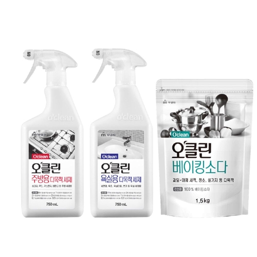 오클린 <b>베이킹</b><b>소다</b> 1.5kg