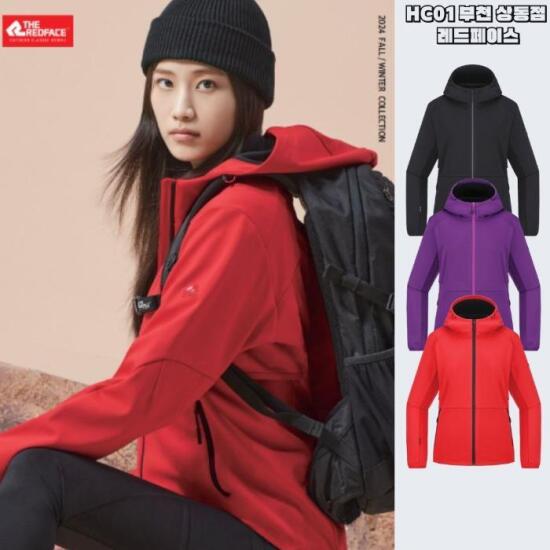 레드페이스 콘트라 소프트 후디 재킷 REWFJKF24154