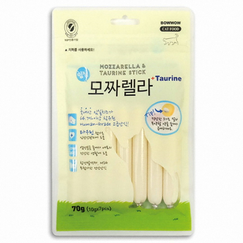 바우와우 ㅤ모짜렐라 타우린 70g (10g x 7P) (2개)_이미지