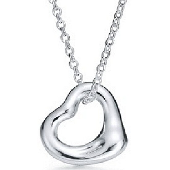 티파니앤코 엘사 퍼레티 오픈 하트 펜던트 목걸이 25152336