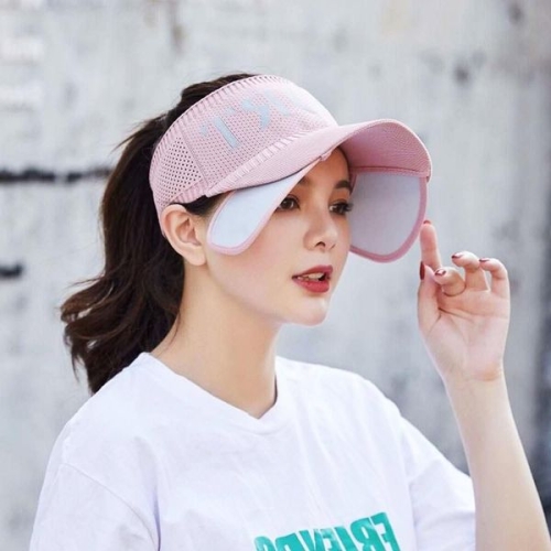 핑크 499AXW33 여성용 스포츠 썬캡 여름