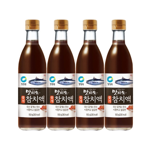 청정원 맛선생 꽃게 참치액 950g (4개)_이미지