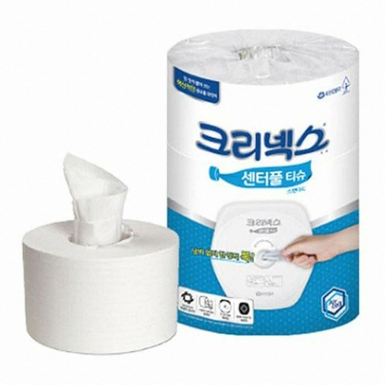 크리넥스 센터풀 스탠다드 화장지 1겹 1000매 (6롤)_이미지