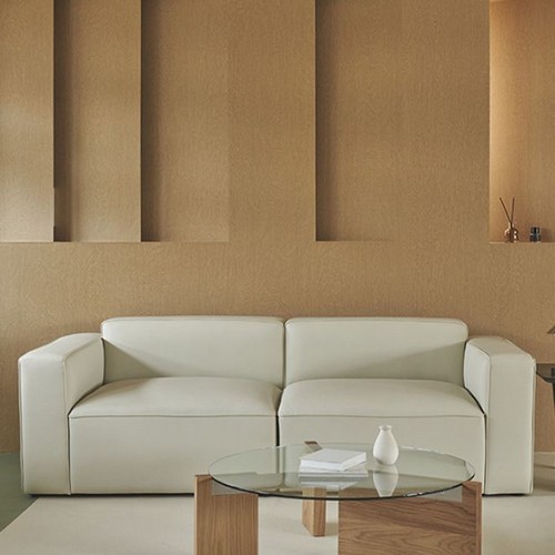 오하임아이엔티 아이데뉴 모데라토 천연가죽 소파 3인용