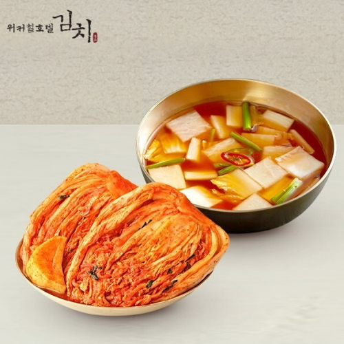 워커힐호텔 포기김치 6kg + 나박김치 2kg
