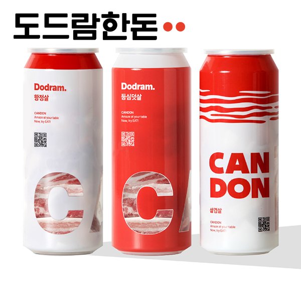 도드람푸드 도드람한돈 캔돈 3종세트 900g (1개)