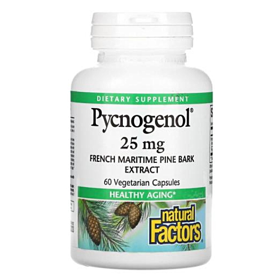 네추럴팩터스 피크노제놀 25mg 60캡슐 (해외) (1개)_이미지
