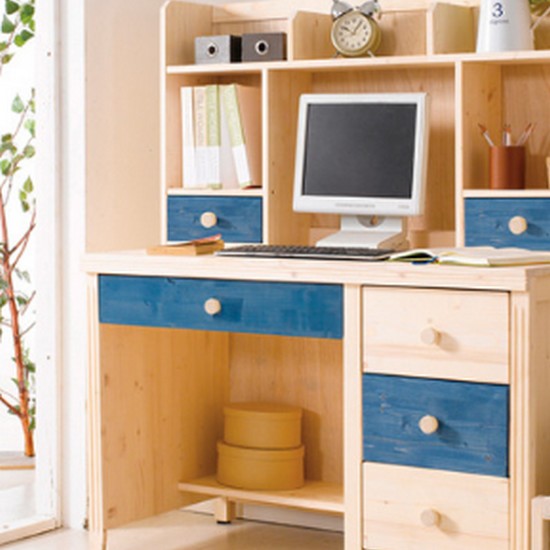 젠시아 파피 4R 편수책상+책꽂이세트