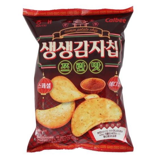 해태제과 생생감자칩 쯔란맛 120g (1개)