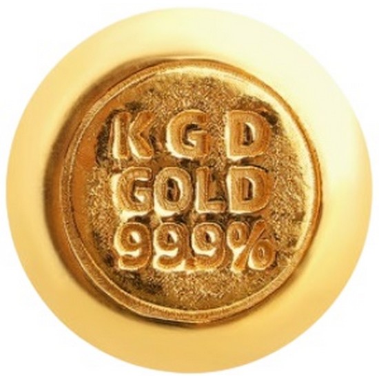 한국금다이아몬드 골드바 덩어리 1g (1개)_이미지