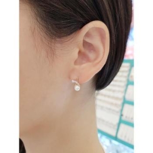 세이브존01 신혼집선물 진주 14k 크로스 귀걸이 GE516 S16167802