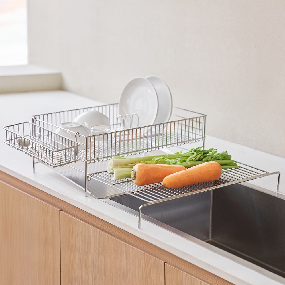 무디타 304 히든 선반 확장형 식기건조대 풀세트