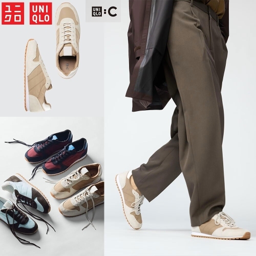 유니클로 C 재팬 콤비네이션 스니커즈 남녀 공용 운동화 3컬러 484330_이미지