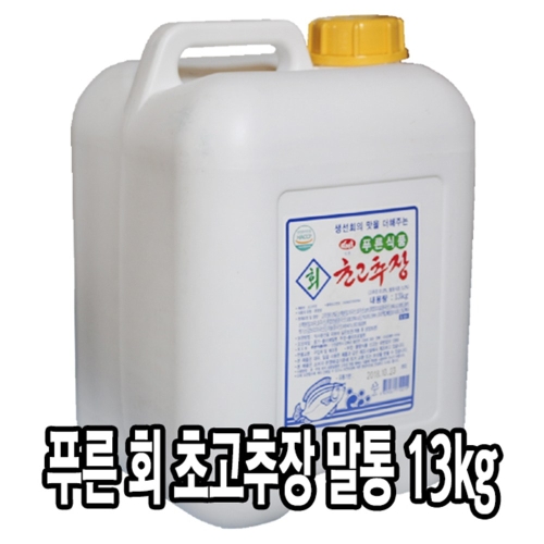 다인푸드 푸른식품 초고추장 말통 13kg 초장 회초장