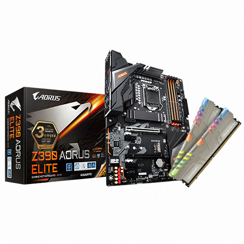 GIGABYTE Z390 AORUS ELITE + RGB RAM 16GB 제이씨현_이미지