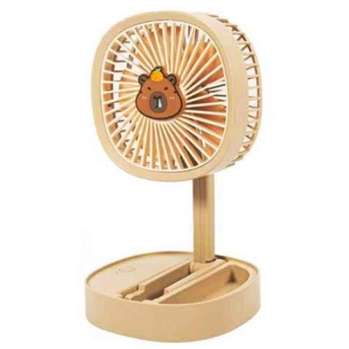 토이즈데이 플러스토리 카피바라 폴딩 스탠드 선풍기_이미지