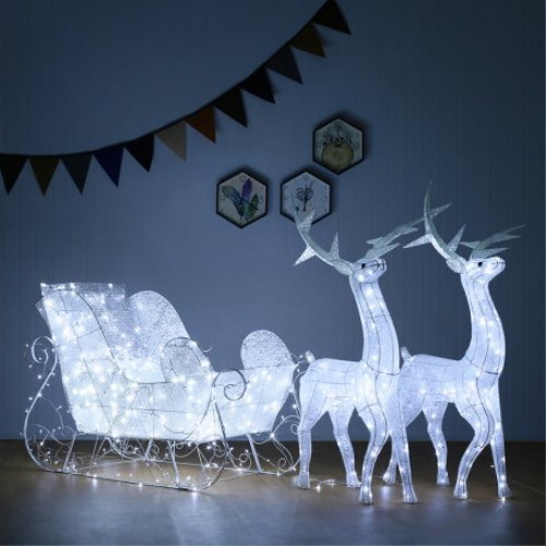 사슴 썰매 장식 세트 190cm