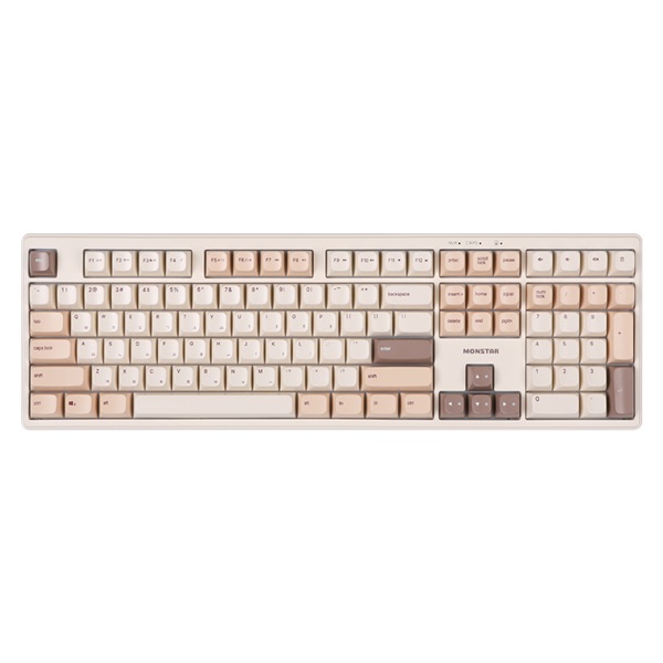 몬스타 가츠 X108 BTW 콤보 마들 무선 키보드 마우스 세트_이미지