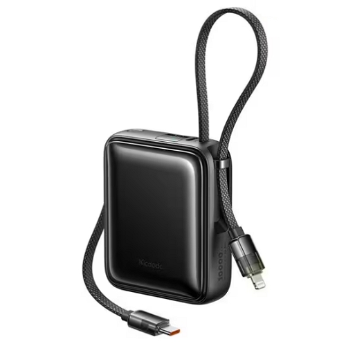 맥도도 22.5W 듀얼 케이블 일체형 보조배터리 MC255 10000mAh