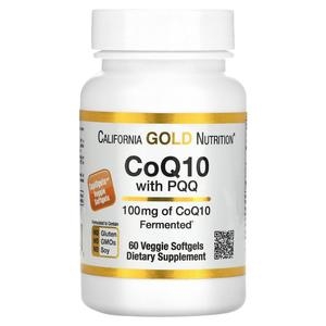 캘리포니아골드뉴트리션 PQQ 함유 CoQ10 100mg 60캡슐 (1개)