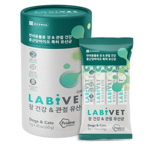 라비벳 ㅤ장건강 관절 유산균 30p (1개)_이미지