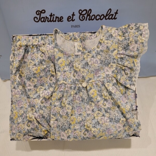 보령메디앙스 쇼콜라 GG레나플라워상하복 TTPMXT325B 여름여아외출복백일돌두