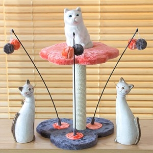 엠펫 플라워 스크레칭 포스트 H-0824