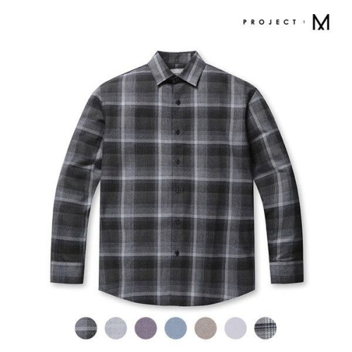 에이션패션 프로젝트엠 남성 TR 플란넬 셔츠 A_EPD4WC1002