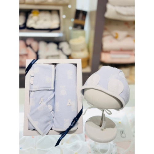 압소바 임신출산축하선물 핑블베 모달저고리+속싸개+신생모 3종세트 1A2C10902/A2C31502_이미지