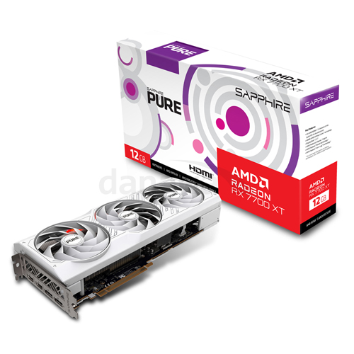 SAPPHIRE 라데온 RX 7700 XT PURE OC D6 12GB_이미지