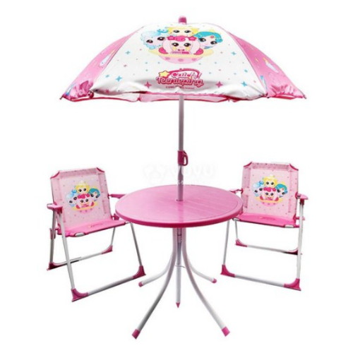 유유 슈팅스타 캐치 티니핑 파라솔 테이블 의자 세트