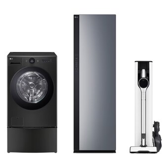 LG전자 트롬 오브제컬렉션 워시콤보 FH25KAX + 스타일러 <b>SC5GMR52</b> + 청소기 AX948BHE