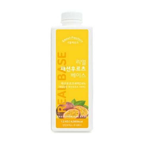 서울팩토리 리얼 패션후르츠 베이스 1.2kg_이미지