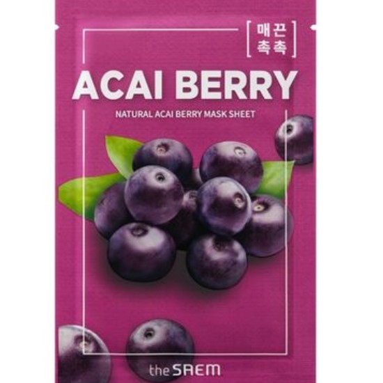 한국화장품 더샘 내추럴 아사이베리 마스크시트 (1매)