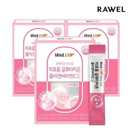 로엘 웰업 리포좀 글루타치온 콜라겐 비타민C 30포 (3개)_이미지