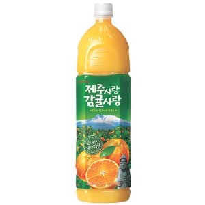 롯데칠성음료 제주사랑 감귤사랑 1.5L (5개)
