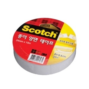 3M 스카치 종이 양면 테이프 24mm x 10m이미지입니다. 누르면 해당 게시물로 새창이동합니다.