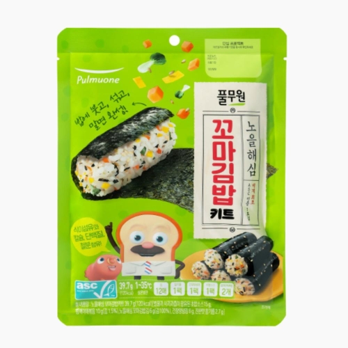 풀무원 노을해심 꼬마 김밥 키트 39.7g (1개)_이미지