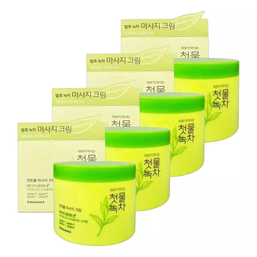 첫물녹차 컨트롤 마사지 크림 300ml (4개)_이미지