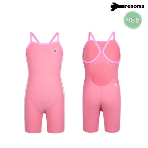 레노마 수영복 여아동 R프렌즈 X백 3부 반신수영복 GF2F862_PK_IMA