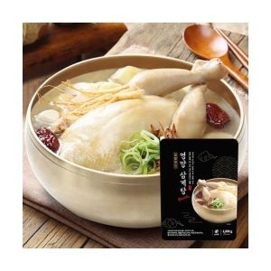 CK푸드원 참이맛 영양 삼계탕 블랙 1kg [4개]