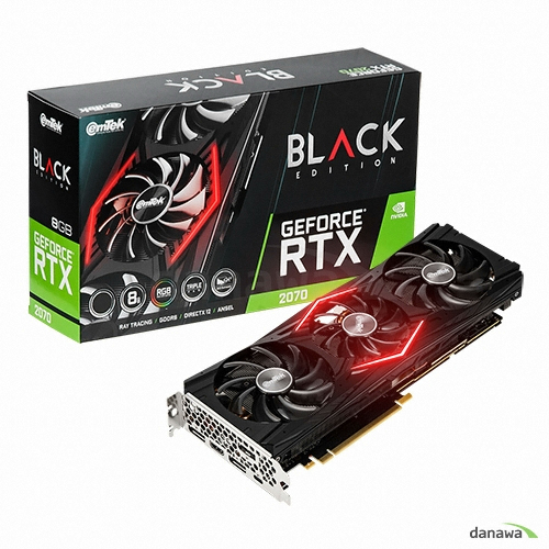 이엠텍 지포스 RTX 2070 BLACK EDITION D6 8GB_이미지