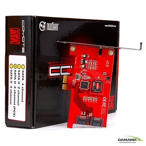 누디앙일렉트론 코요테 Black SATAⅡ RAID 2ch PCIe_이미지
