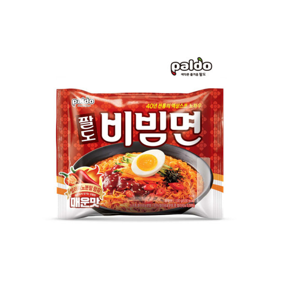 팔도 비빔면 매운맛 130g (10개)